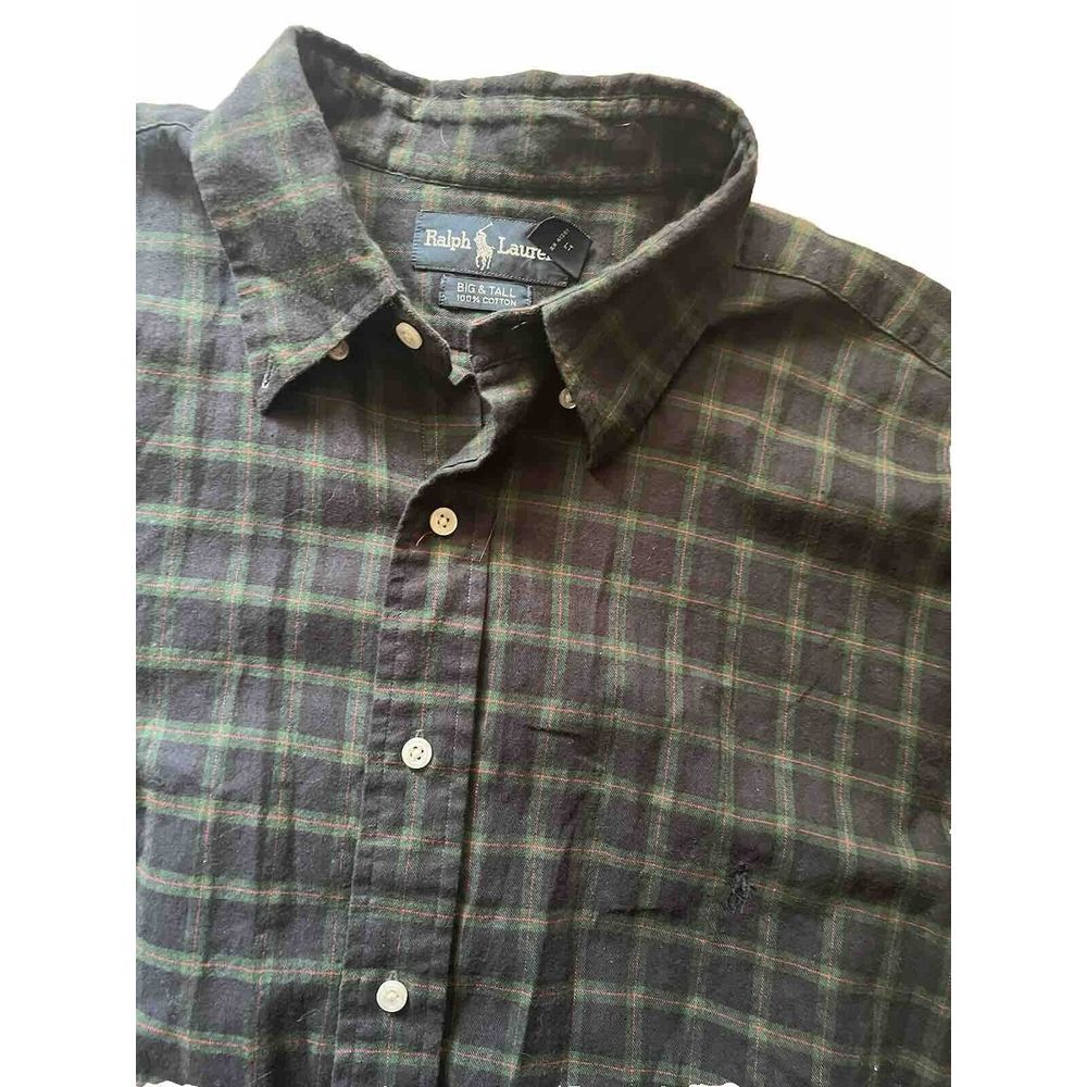 Polo Ralph Lauren Button Down Long Sleeve Men's XLT Big/Tall Multicolor Plaid